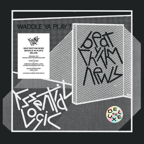 Essential Logic – Beat Rhythm News - Waddle Ya Play ? 2LP (black/white splatter)