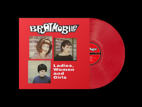 Bratmobile – Ladies, Women And Girls LP (red)