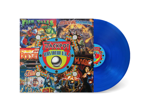 Jackpot Plays PINBALL, Vol. 2 (Transparent Blue Vinyl) LP