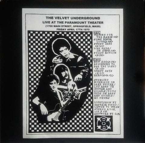The Velvet Underground – Live At The Paramount Theater LP