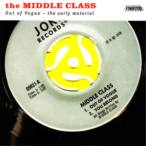Middle Class - Out Of Vogue: The Early Years LP (yellow)