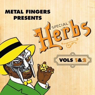 MF DOOM - Metal Fingers Presents: Special Herbs Vol. 1 & 2 2LP (Mustard Yellow)