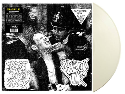 Chaos UK – Short Sharp Shock (RE, white vinyl)