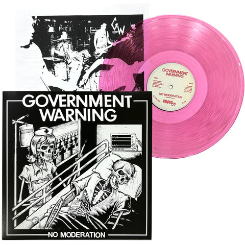 Government Warning - No Moderation LP (Pink) – Feel It Records