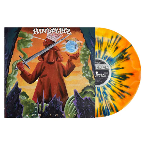 MINDFORCE - NEW LORDS LP (Orange / Yellow Swirl w/Blue Jay Splatter)